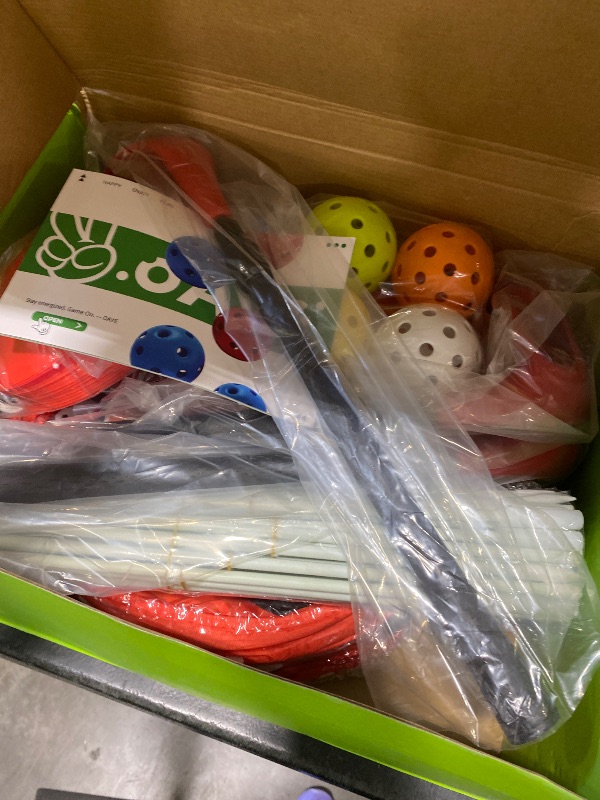 Photo 1 of OAYE Backyard Golf Outdoor Games - Ultimate 9 Holes Golf Game Set with 3 Right + 1 Left Clubs, Lawn Golf Training for Adults & Amateur, Course Play Outdoor, Lawn, Park, Beach, Yard