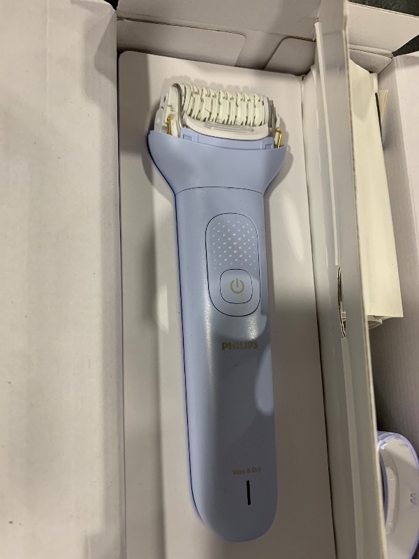 Photo 1 of Philips Epilator Series 8000 - Cordless Wet and Dry Electric Epilator, Hair Removal for Legs and Body, with ProGuide, 3 Accessories, 60 min. Runtime, Model BRE708/00