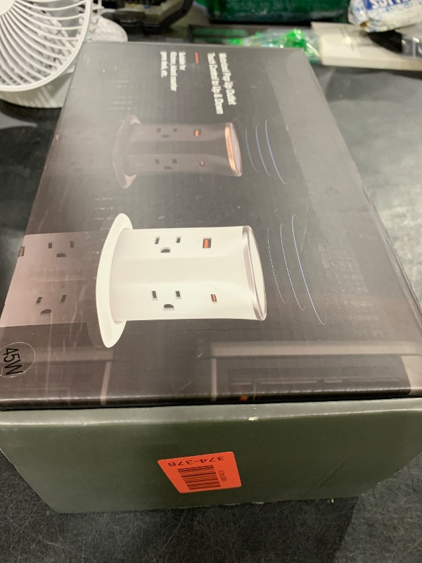 Photo 1 of Motorized Pop Up Countertop Outlet with 45W USB C Charging Station