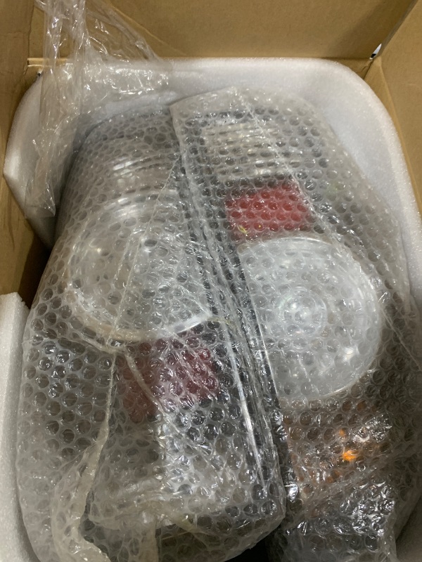 Photo 1 of OKLPF LED Tail Light Compatible With 2005 2006 2007 2008 2009 2010 2011 2012 2013 2014 2015 Toyota Tacoma Pickup,Replace Rear Brake Smoked Taillight Assembly with Bulb and Harness,Black Housing