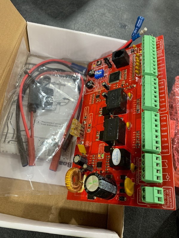 Photo 1 of Mighty Mule Replacement Control Board for Mighty Mule Gate Openers (R4211), Red