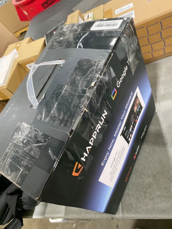 Photo 1 of HAPPRUN 3000 ANSI Lumens Outdoor Projector with Official Google TV