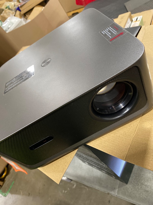 Photo 1 of HAPPRUN 3000 ANSI Lumens Outdoor Projector with Official Google TV