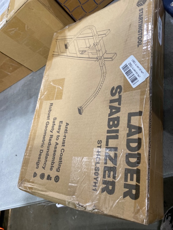 Photo 1 of Startingtool Ladder Stabilizer, Extension Ladder Stabilizer for Roof, Adjustable Ladder Standoff Attachment for Gutters, Windows, Heavy-Duty Steel Ladder Stabilizers Support