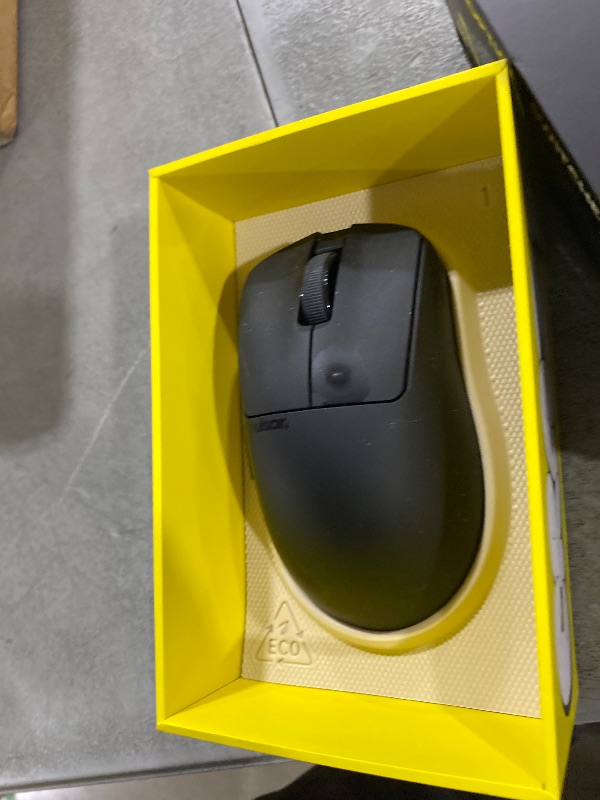 Photo 1 of Pulsar Gaming Gears Xlite Crazylight Wireless Gaming Mouse, Ultra Lightweight 1.45 oz (41g), Optical Switch, 32000 DPI, 750 IPS, XS-1 Sensor, 8k Compatible (Jet Black)
