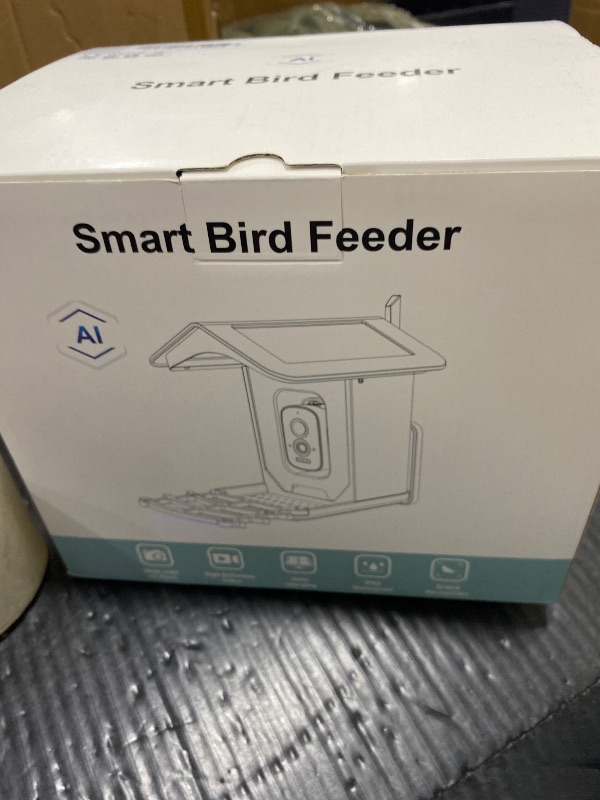 Photo 1 of isYoung Smart Bird Feeder with Camera, AI Identifies 16,000+ Birds, Solar Powered, 2.5K HD, Auto Capture & Notify, Ideal Gift for Bird Lovers