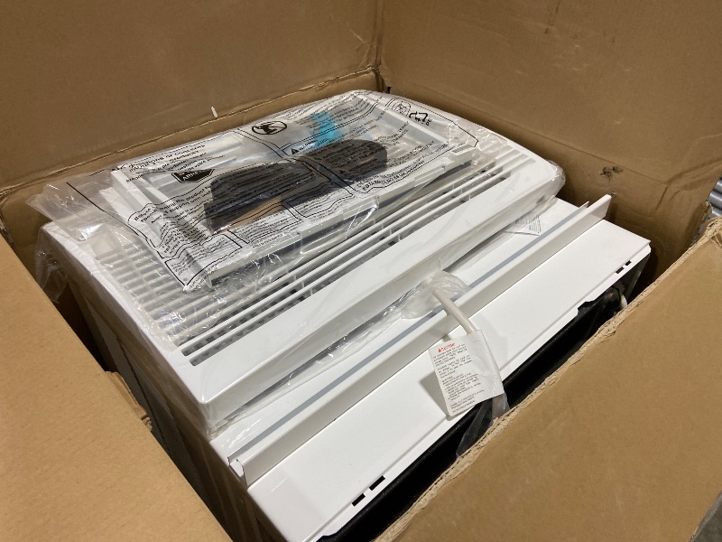 Photo 1 of LG 12,000 BTU Window Air Conditioner with Remote , WiFi App, Ultra-Quiet, Washable Filter, Cools 550 Sq. Ft., White (LW1217ERSM1)