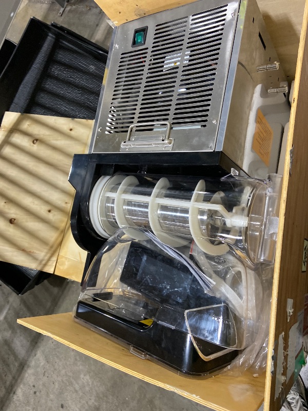 Photo 1 of 30L Commercial Slushie Machine, 2-Tank Frozen Drink Maker for Margarita