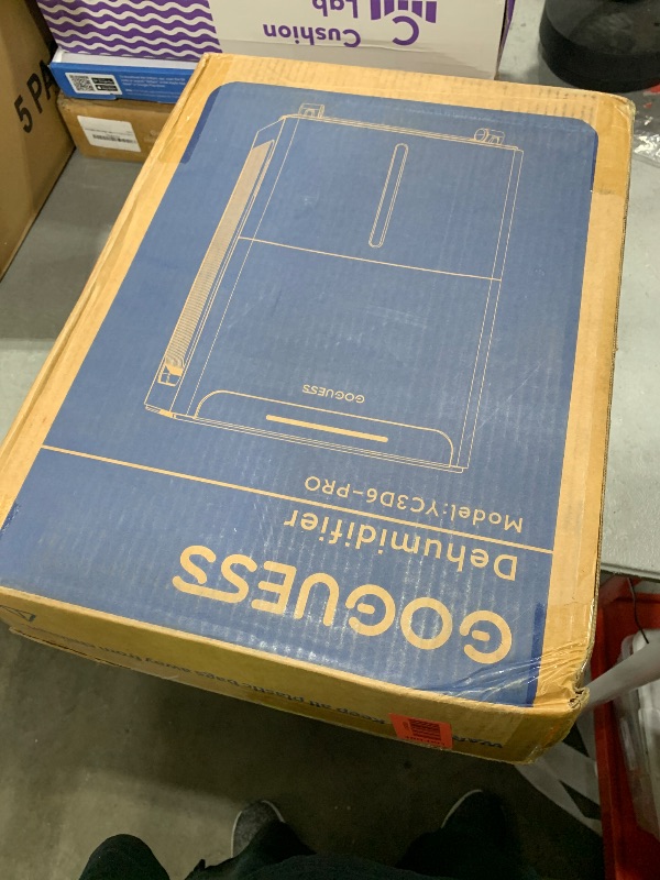 Photo 1 of GoGuess 1600 Sq.Ft Compressor Dehumidifier for Basement, Max 21 Pint/Day