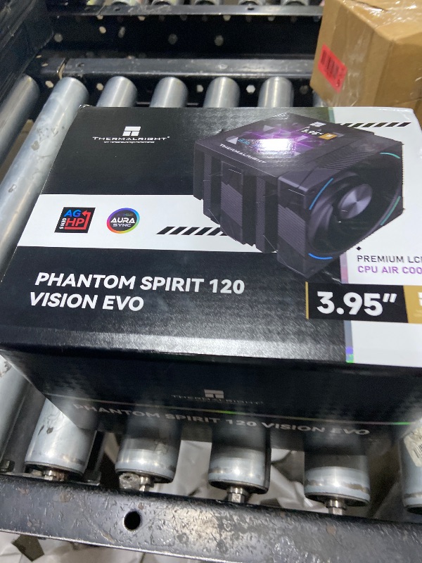 Photo 1 of Thermalright Phantom Spirit 120 Vision EVO CPU Air Cooler, Twin Tower Radiator 2150RPM Speed,480x480 Resolving Power IPS Screen with 3.95in,Computer Cooler for Intel lga1851/1700/115x,AM4/AM5
