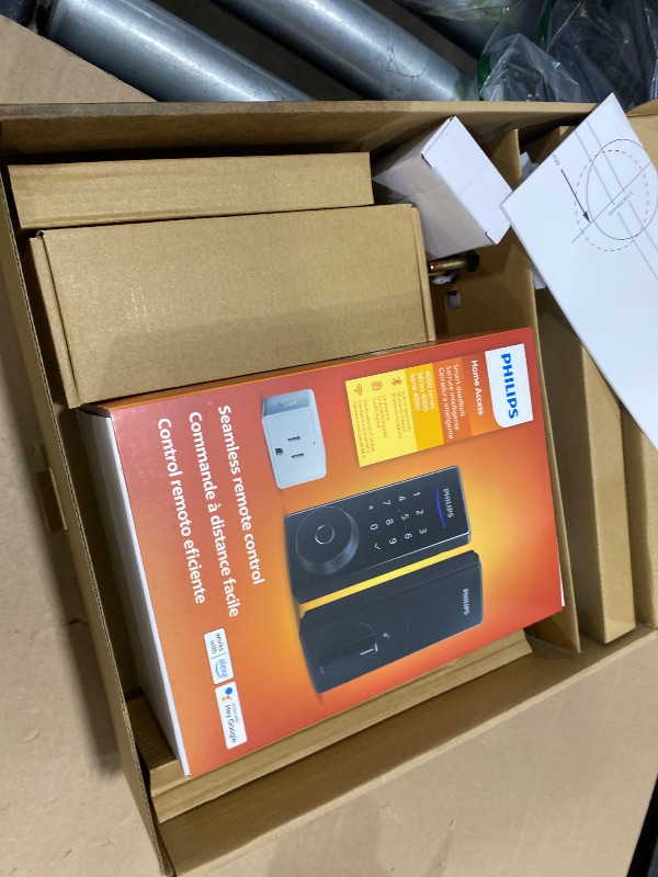 Photo 1 of Philips Wi-Fi Smart Lock with Handle, Keyless Entry Keypad Door Lock with Handle, Front Door Deadbolt Set with WiFi Gateway, App Control, Fingerprint Unlock, PIN Code Unlock, Auto Locking