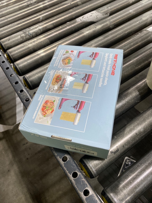 Photo 1 of RETHONE Pasta Maker Attachment for KitchenAid Stand Mixers -3 in 1 Set Pasta Attachments includes Pasta Roller, Spaghetti Fettuccine Cutter, Pasta Machine Attachment Accessories for KitchenAid
