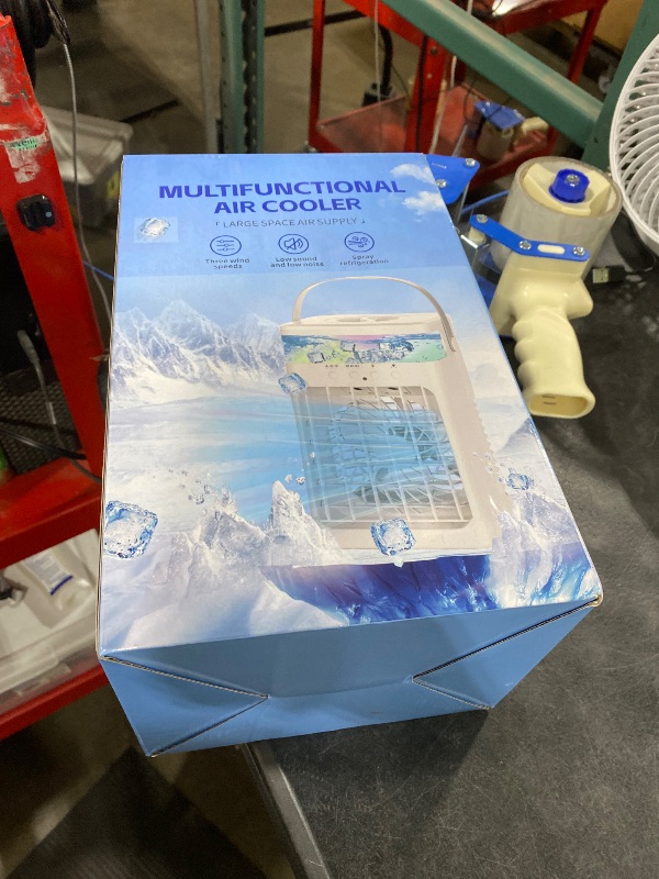 Photo 1 of Portable Air Conditioners,Air Conditioner,Ac Unit with 1600ML Water Tank,2 Spray Ports,3 Wind Speeds,3 Timers,10 kinds of Colorful Lights,Portable Ac Units for Room Camping Car Office