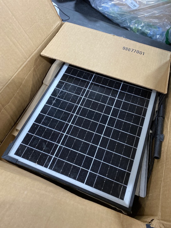 Photo 1 of Biling 35W Solar Pond Pump 450GPH Dry-Run Protection Quiet Pump For Garden