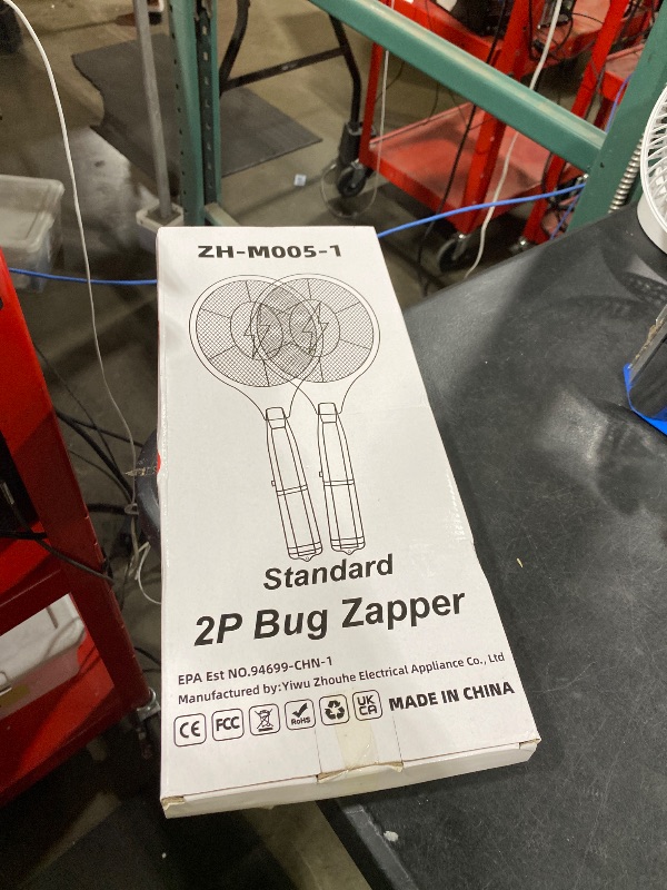 Photo 1 of Tridok Electric Fly Swatter, 2 Pack, Handheld Bug Zapper Racket
