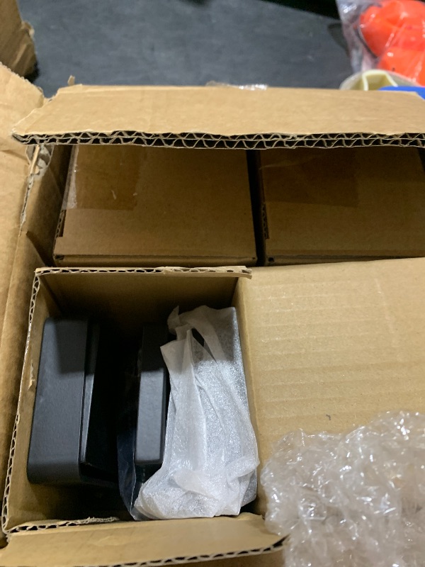 Photo 1 of 3TO Glass Railing Clamp - 4Pack Black Railing Spigot Heavy Duty Square Modern Design for Glass Panels and Deck Railings with Base Cover 2pcs
