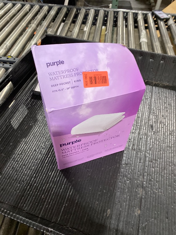 Photo 1 of Purple Deep Pocket Waterproof Mattress Protector - King Size, Fits Mattresses 15.5" - 20" - Durable Protection with Comfort-First Design for All Mattress Types