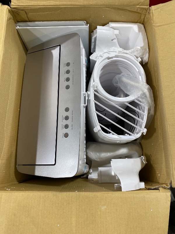 Photo 1 of Whynter ARC-1230WNH2 NEX Inverter Dual Hose Portable Air Conditioner, 14000 BTU (12000 SACC) Heater, Dehumidifier & Fan, Smart Wi-Fi, Up to 600 sq ft, White, with 2 Activated Carbon Filters