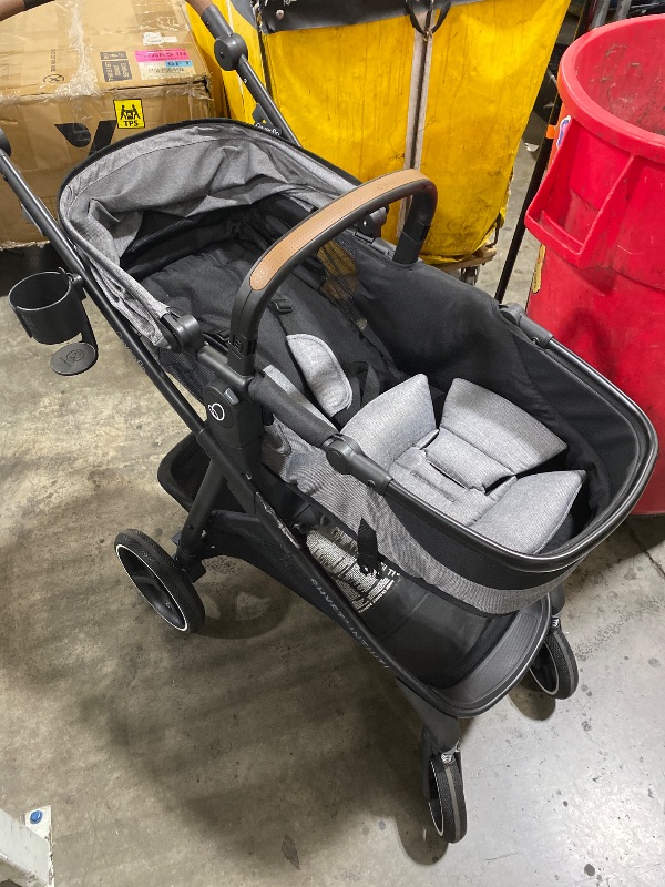 Photo 1 of Evenflo Shyft Intuiti Travel System with Revolve180 LiteMax™ NXT Rotating Rear-Facing Lightweight Preemie and Infant Car Seat 3-30 lbs. (Fossil Gray)