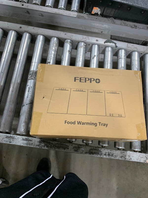 View 2 of FEPPO Electric Warming Tray, 4-in-1 Food Warmers for Parties Buffet with 10 Temp Settings and Timer, 33"x15" Glass Surface Warming Mat for Food, Modular Buffet Hot Plates for Catering and Gatherings