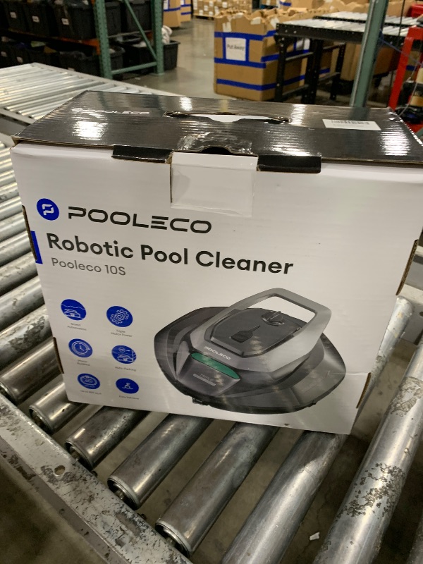 Photo 1 of Pooleco Robotic Pool Cleaner with Remote Control, Pool Vacuum for Above & In-Ground Pool with 90 Mins Runtime, Self-Parking,Fast Charging, Ideal for Above Ground Pools up to 850 Sq.ft, Forest Green