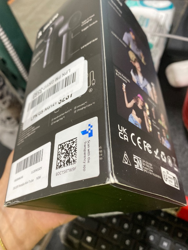Photo 1 of JISULIFE Handheld Fan Pro1S - Next-Gen Airflow: Up to 40H Runtime