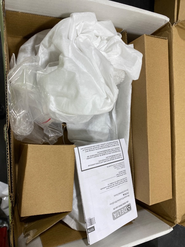 Photo 1 of Delta Round 2-in-1 Dual Shower Head with 4-Setting HandHeld Spray, Brushed Nickel Detachable Double Shower Head with Hose, Showerhead, 1.75 GPM Flow Rate, Stainless 75756SS
