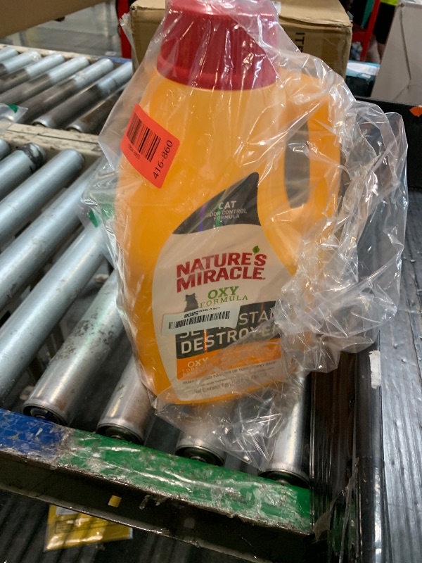 Photo 1 of !!HALF EMPTY!! FINAL SALE***Nature’s Miracle Set-In Stain Destroyer, 1 Gallon, For Cat Messes, Oxy Formula With Orange Scent