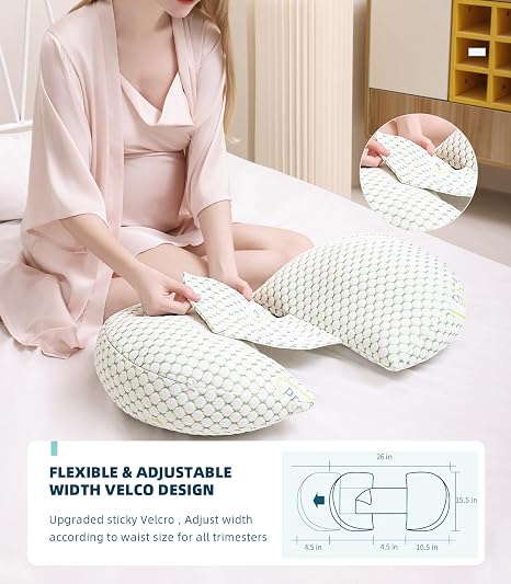 View 1 of ***ONLY ONE***
Pregnancy Wedge Pillows for Sleeping, Maternity Pillow for Pregnant Women, Soft Pregnancy Pillow Support for Back, Belly, HIPS & Legs, Travel Friendly & Machine Washable
