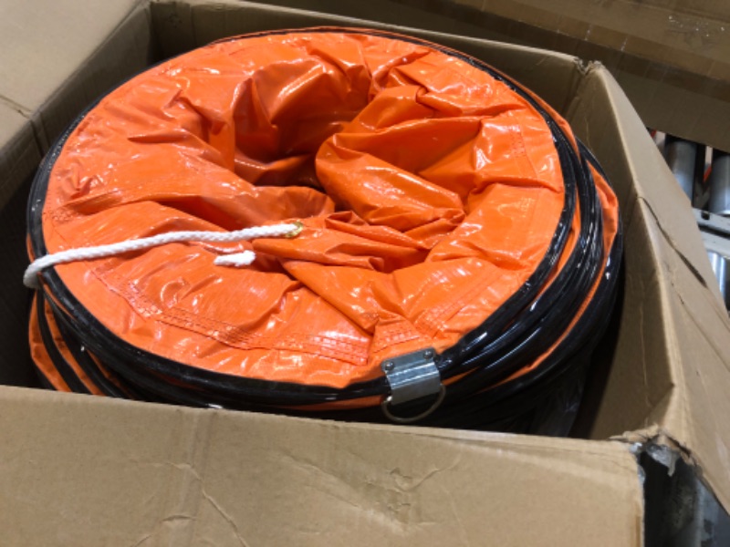 Photo 1 of ***SIMILAR***
12-Inch Heavy Duty Cylinder Axial Fan with 25-Foot Vinyl Hose | High-Performance Portable Blower/Exhaust Fan | 2900 CFM Directional Airflow for Crawl Spaces, Attics, Basements.