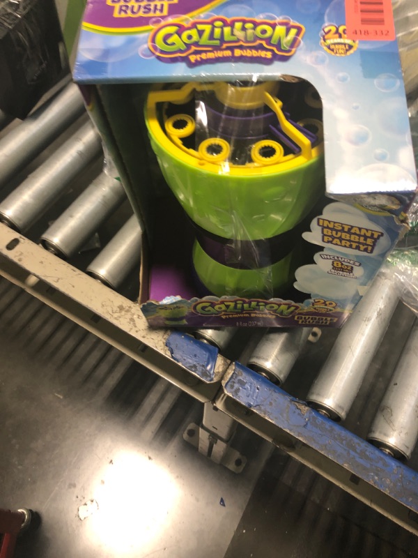 Photo 1 of !!NO BUBBLES!!FINAL SALE!!Gazillion Bubbles, Bubble Rush Portable Bubble Maker - Instant Bubble Creation - Outdoor Toy for Kids - 8 oz. Bubble Solution Included - Ages 3+