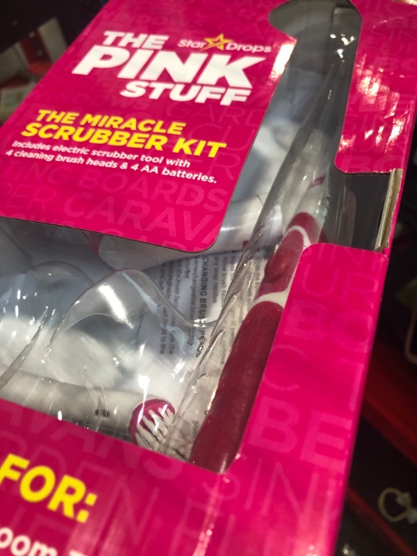 Photo 1 of !!USED FINAL SALE!!
The Pink Stuff Miracle Scrubber Kit, Electric Cleaning Tool Set
