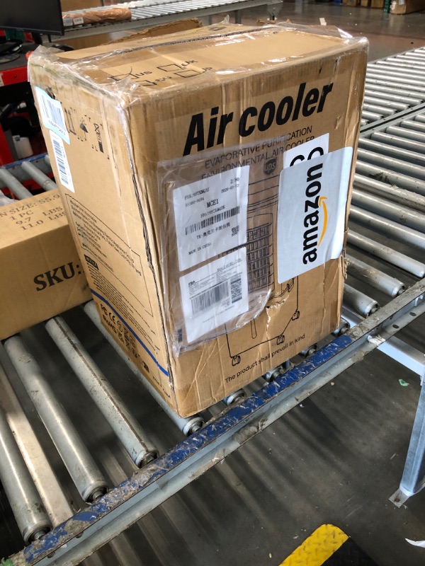 Photo 1 of [See Clerk Notes] Portable Air Conditioners, Portable AC Unit, Evaporative Air Cooler w/2.5Gal Tank, Fast Cooling, 3 Speeds, Windowless Air Conditioner w/7H Timer, Swamp Cooler for Room Home Office Garage