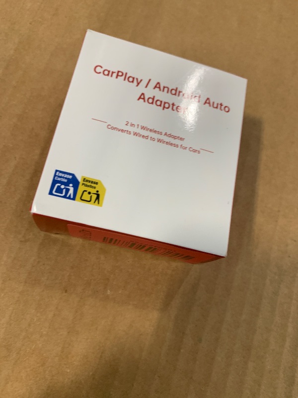 Photo 1 of *See Clerk Notes* Hyphoon Wireless CarPlay & Android Auto Adapter, 2-in-1 Wireless CarPlay Adapter for Factory Wired CarPlay and Android Auto Cars, 5GHz WiFi, Bluetooth 5.0, Auto Connect, Plug and Play, OEM Control