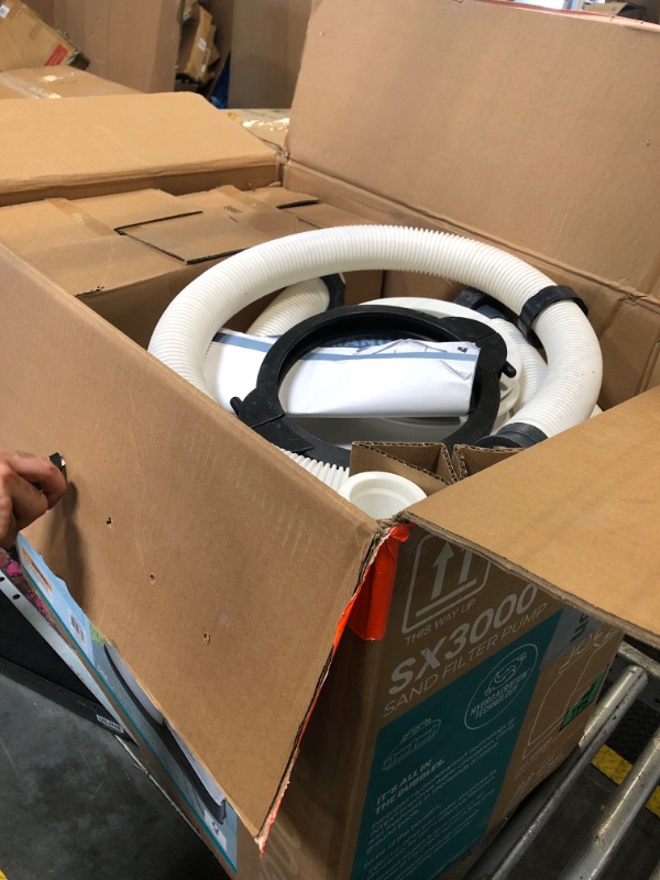 Photo 1 of **Parts Only**INTEX 3,000 GPH Krystal Clear Sand Filter Pump for Above Ground Pools, Swimming Pool Pump with Automatic Timer - Improved Circulation, Filtration, & Clarity