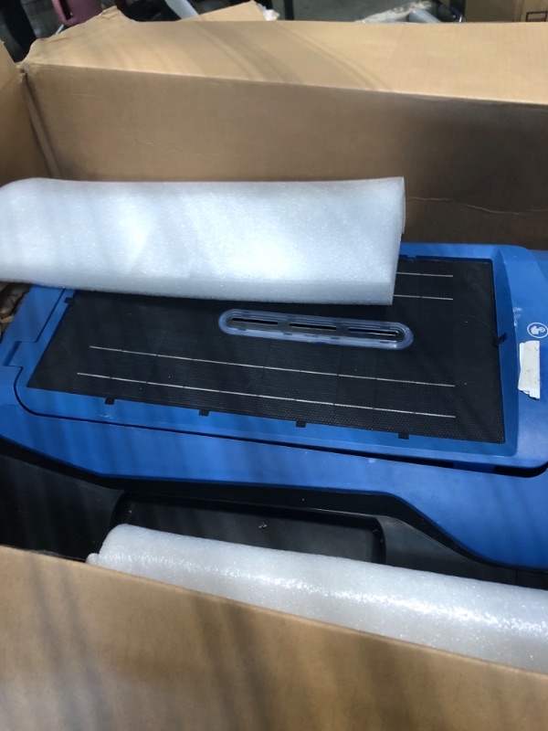 Photo 1 of ***UPDATED 8/1***24/7 Solar Powered Automatic Electric Pool Skimmer Robot with APP Support Floating Surface Cleaner for Above Inground Pool,Auto Robotic Pool Skimmer with Efficient(Blue)