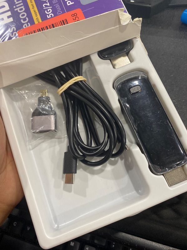 Photo 1 of Futureagle Wireless HDMI Transmitter and Receiver 328FT/100M,4K Decode Plug & Play Portable 5G+2.4G Wireless Display Adapter Extender Kit for Video and Audio to Monitor from PC/Projector