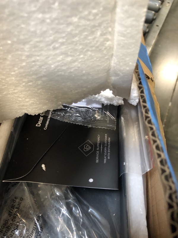 Photo 1 of *** LIGHT NOT FUNCTIONAL SOLD FOR PARTS //FINAL SALE 8/28 **** SOLFART 5 Color Temperature Adjustable Modern Vanity Light6 Lights Black Bathroom Light FixturesIndoor LED Bar Lighting 5 Color Temperature Adjustable 5CCT ETL Listed
