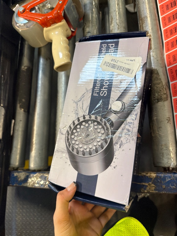 Photo 1 of [DAMAGED] FEELSO Filtered Shower Head with Handheld, High Pressure Shower Filter Head