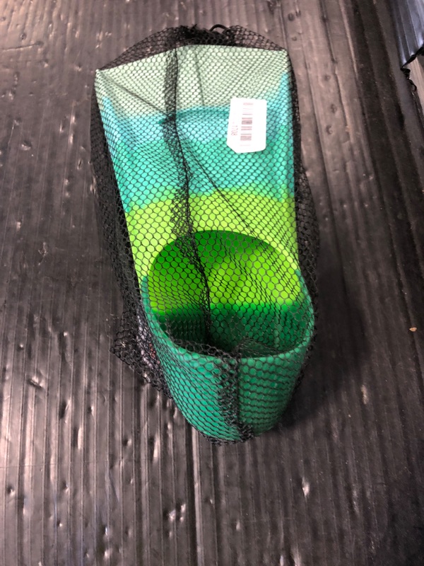 View 2 of [MISSING A FLIPPER] Prsca Kids Short Swim Fins, Lap Training Flippers for Pool Youth Beginners