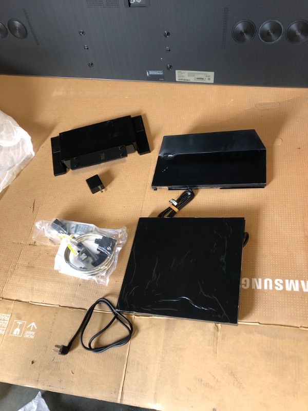 Photo 1 of ***PARTS ONLY*** Samsung 85-Inch Class Neo QLED QN990F 8K Mini LED Smart TV (2025 Model) NQ8 AI Gen3 Processor, 8K AI Upscaling Pro, Wireless One Connect, Glare Free, Samsung Vision AI, Alexa Built-in