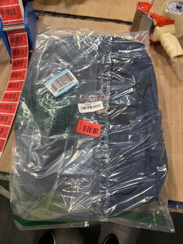 Photo 1 of ***DAMAGED ZIPPER*** JanSport Laptop Backpack - Computer Bag with 2 Compartments, Ergonomic Shoulder Straps, 15” Laptop Sleeve, Haul Handle - Navy