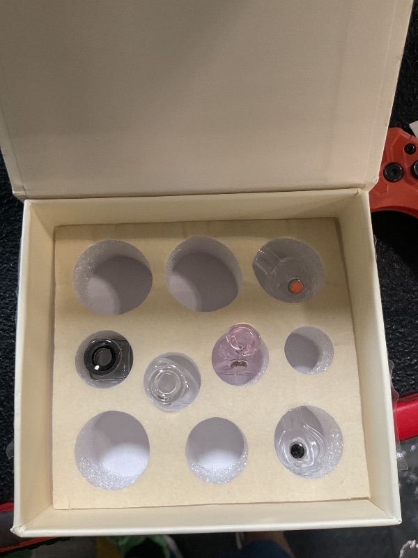 Photo 1 of 10-Pack Magnetic Mini Glass Bud Vases for Fridge - Strong Magnets, Leak-Proof Propagation Vases with 10 Faux Flowers (Sea Glass Green)
