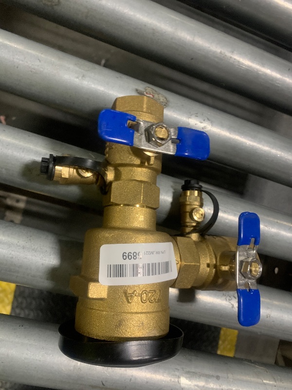 View 2 of ?UPC® Certified?1" Pressure Vacuum Breaker Assembly, Metal Top Cover, Thickened Brass Backflow Preventer Valve, Anti-Siphon Valves for Irrigation and Outdoor Sprinkler Systems, MAX 400PSI