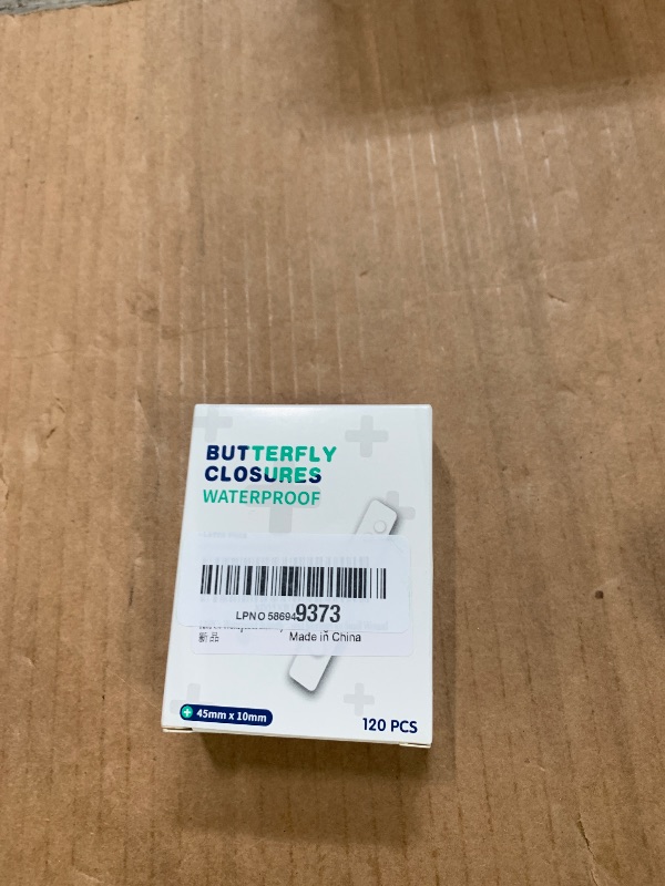 Photo 1 of 120PCs Waterproof Butterfly Adhesive Closure Strips Wound Bandages