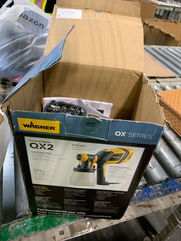 Photo 1 of ***Lost water container***Wagner Spraytech 2419326 Control Spray QX2 HVLP Handheld Stain Sprayer, Ideal for Staining Fences, Decks, Lattice and More, 3 Spray Patterns, Adjustable Settings