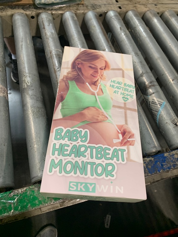 Photo 1 of ***USED***Skywin-Fetal Heartbeat Monitor, Fetoscope Heart Beat Monitors for Pregnancy Detection - 24 Weeks, Baby Heartbeat Monitor Pregnancy, At Home Fetal Heartbeat Monitor with the Stethoscope (White)