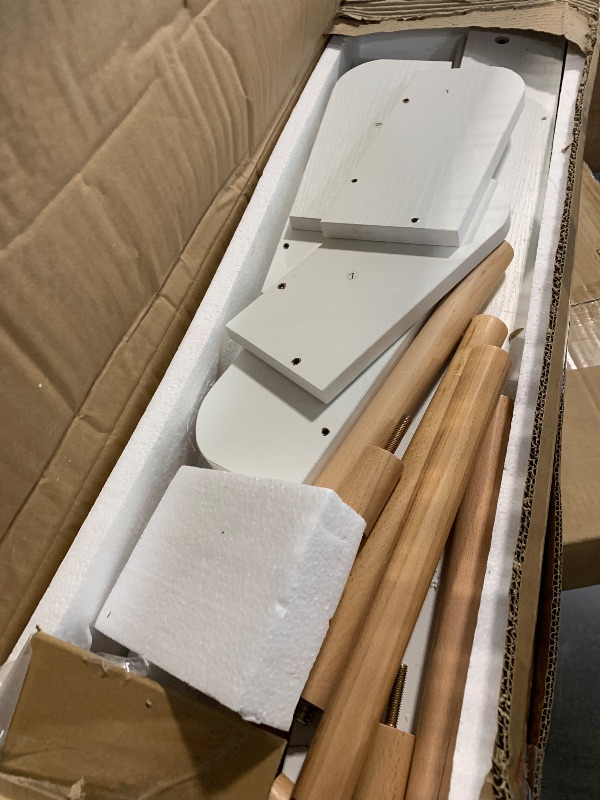 Photo 1 of ****CHECKED 8/2/25 - SOLD AS IS/ NO RETURNS - SALE FINAL - FOR PARTS ONLY****OSCHF 3-Tier Wooden Open Bookcase, Warm White