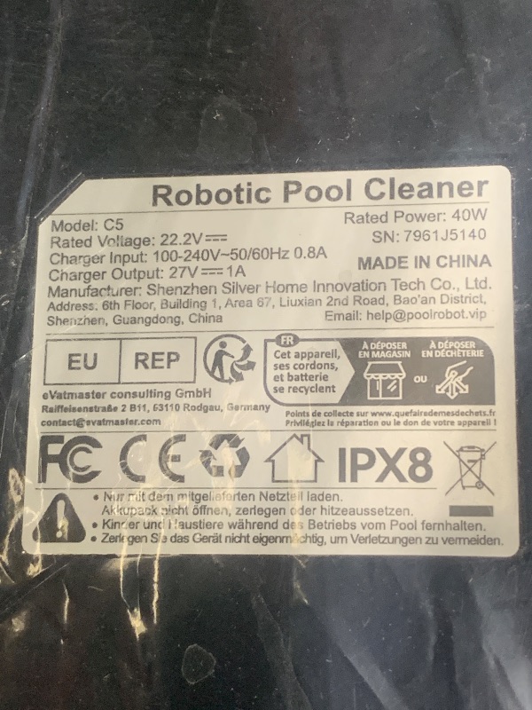 Photo 1 of (2026 Upgrade) Cordless Robotic Pool Cleaner, Automatic Pool Vacuum for Above Ground & Inground Pools, 180-Min Runtime, 3L Basket for Leaves & Debris, Auto-Parking, Powerful Suction up to 2200 Sq.Ft