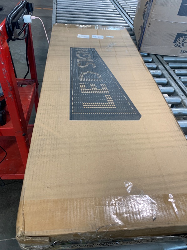 Photo 1 of *** password locked *** *** SOLD FOR PARTS 8/14***HS Programmable Scrolling Led Sign, Outdoor Digital Display Messsage Board, Full Color High Brightness WIFI Control,Text Customable, for Business Store Restaurant Public(P10 39''x14'')